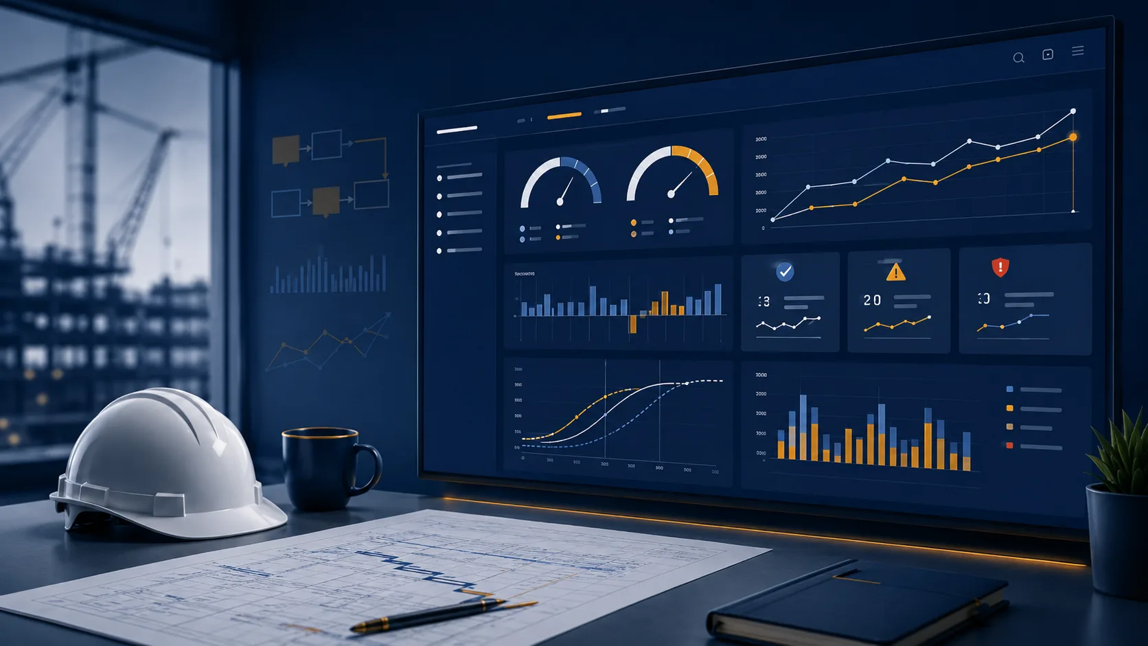 Earned Value Management program controls dashboard
